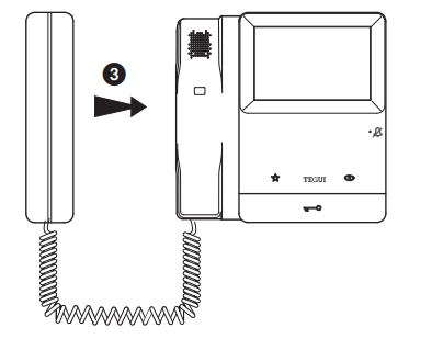 bticino CLASSE 100 Video Doorphone Door Entry System -Intercom call 1