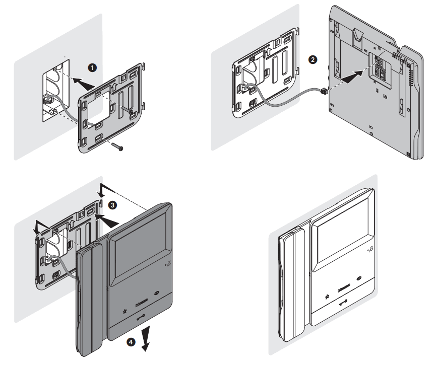 bticino CLASSE 100 Video Doorphone Door Entry System - box