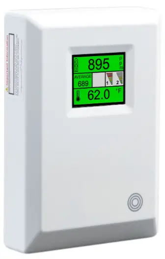 AGS CO2-X Carbon Dioxide and Temperature Monitor