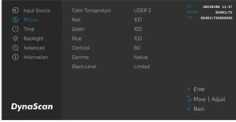 DynaScan-DS491LT5-49 Inch-Fanless-High-Brightness-Digital-Signage-Display-19