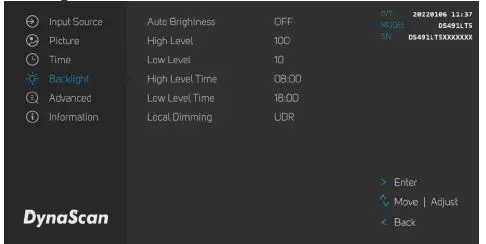 DynaScan-DS491LT5-49 Inch-Fanless-High-Brightness-Digital-Signage-Display-21