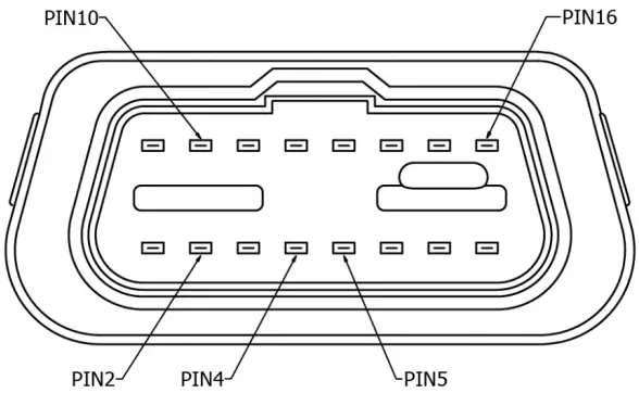 TELTONIKA FMB020 Easy OBDII Tracker - socket pinout