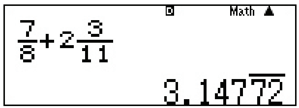 CASIO fx-115ES PLUS --Decimal2
