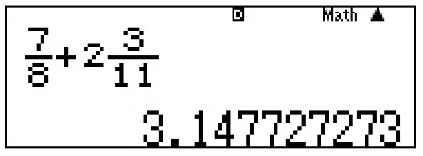 CASIO fx-115ES PLUS --Decimal3