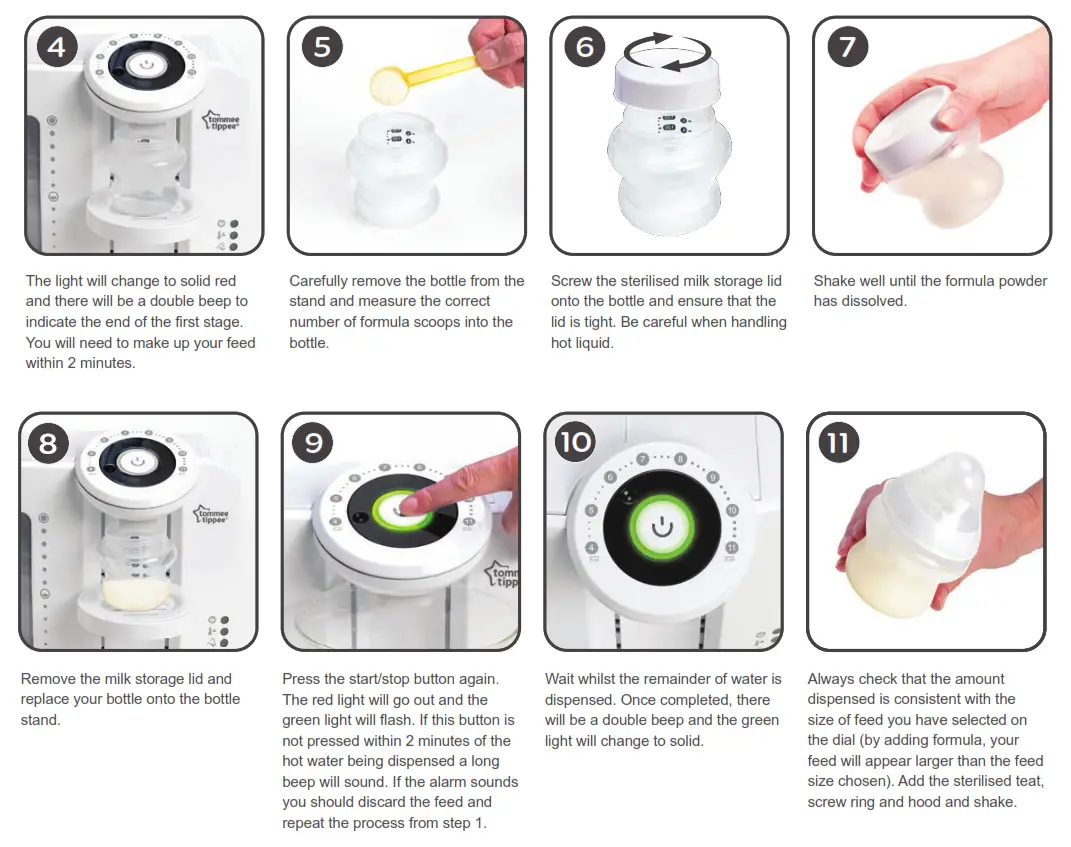 Tommee Tippee Perfect Prep Machine - 2. USAGE 2