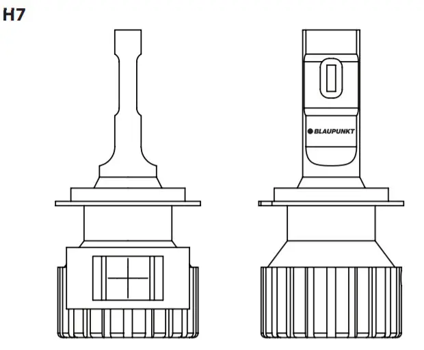 BLAUPUNKT HB4 12V Vehicle Lighting LED Headlamp-H7