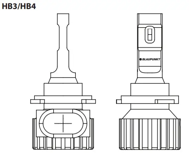 BLAUPUNKT HB4 12V Vehicle Lighting LED Headlamp-HB3