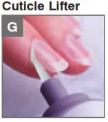 © 2003-2010 HoMedics, Inc. and its affiliated companies, all rights reserved. HoMedics® is a registered - Cuticle Lifter