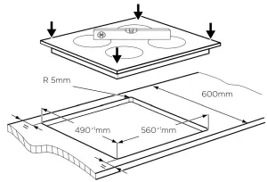 Westinghouse WHI633BC Induction Cooktop - FIG3