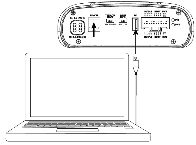 Connecting JBL DSP Amplifier