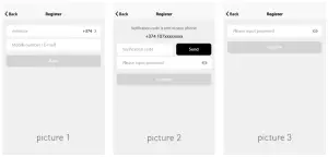 Registration and login