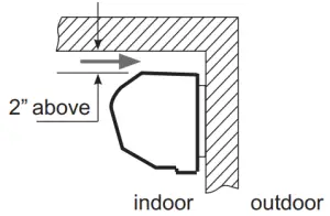 GLOBAL INDUSTRIAL 246610 Air Curtain with Remote Control - INSTALLATION METHOD