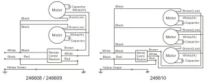 GLOBAL INDUSTRIAL 246610 Air Curtain with Remote Control - WIRING DIAGRAM