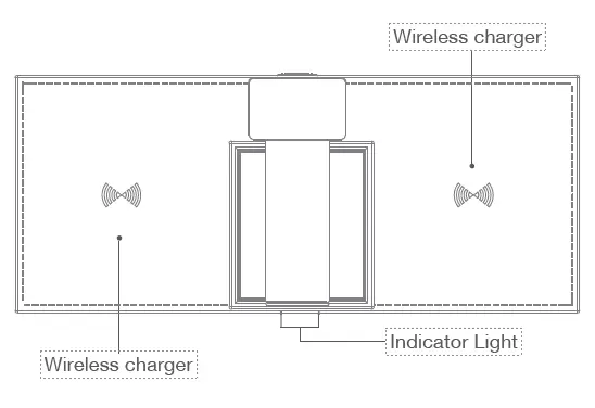 TRUMAN 85882 Dual Wireless Charger and Headphone Stand fig 2