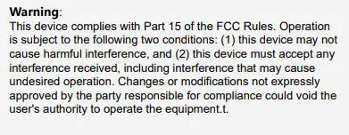 Shenzhen Instant Meiyue Technology SM-2103 Series Automatic Film Cutter User Manual - FCC Statement