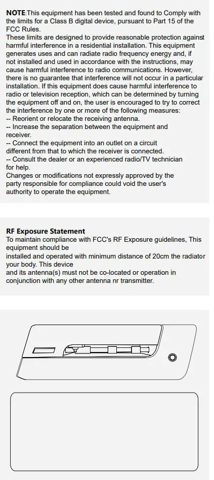 Shenzhen Instant Meiyue Technology SM-2103 Series Automatic Film Cutter User Manual - FCC Statement