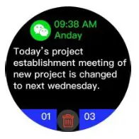 ZOSKVEE KW52 Smart Watch - Message notification