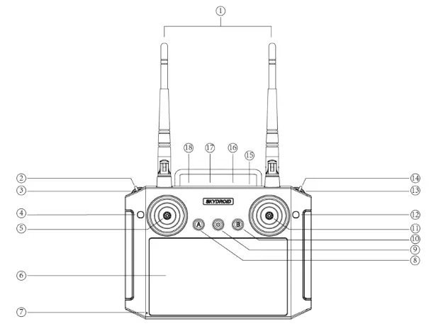 SKYDOID QZYZH12 H12 Remote Control