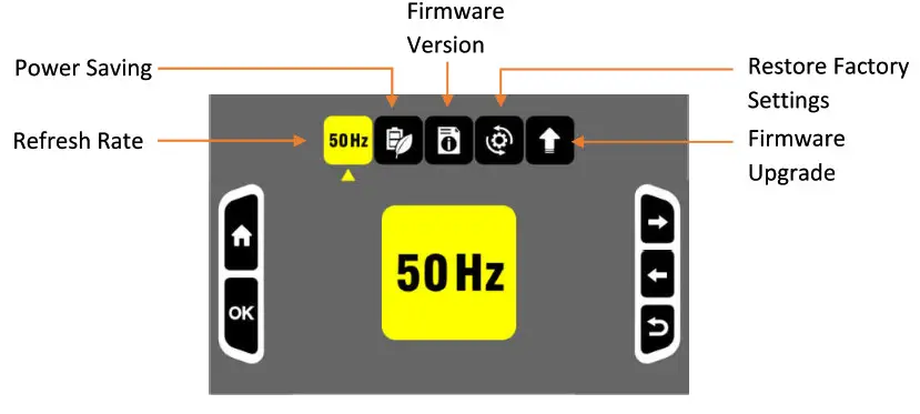 ZOOMAX LUNA 6 Handheld Video Magnifier- Settings