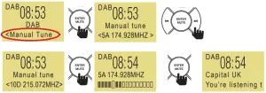 DAB Manual tune