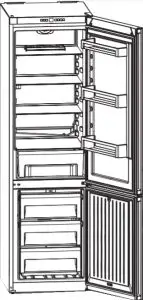 LIEBHERR 7082 878-03 Combined Fridge Freezer