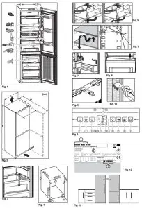 LIEBHERR 7082 878-03 Combined Fridge Freezer - figure