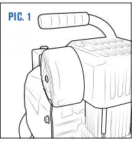 BLACK RIDGE 1HP Direct drive motor 8 Litre tank size Includes Nitto style fitting - Assembly