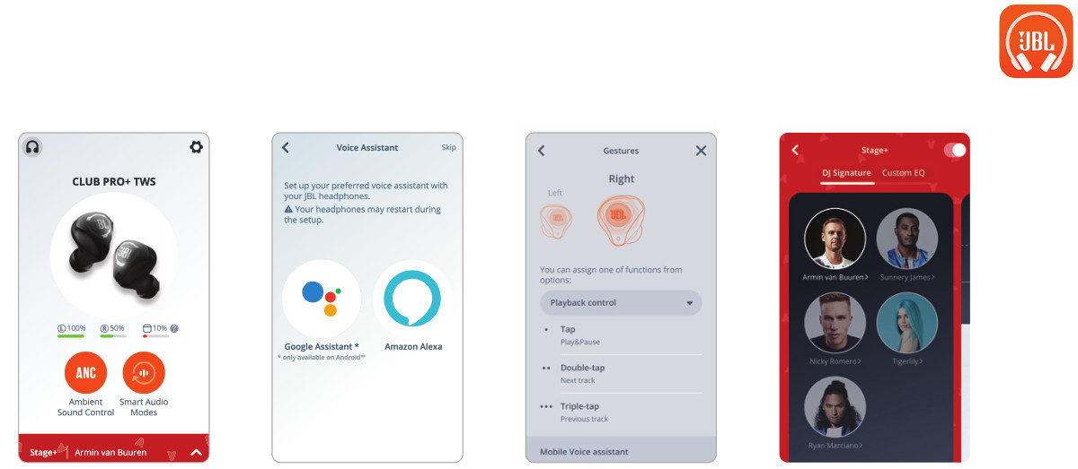 JBL Pro TWS True Wireless Noise Cancelling Earbuds - DO MORE WITH THE APP