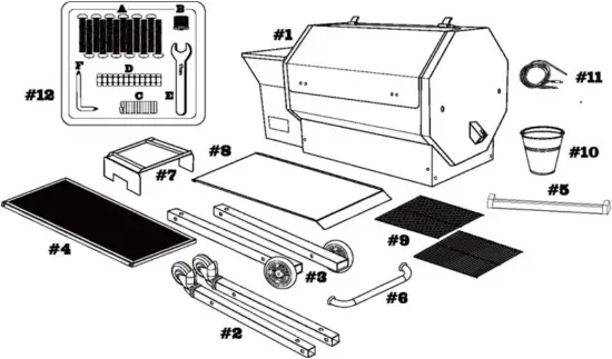 SCS-P1100 - Carton Contents