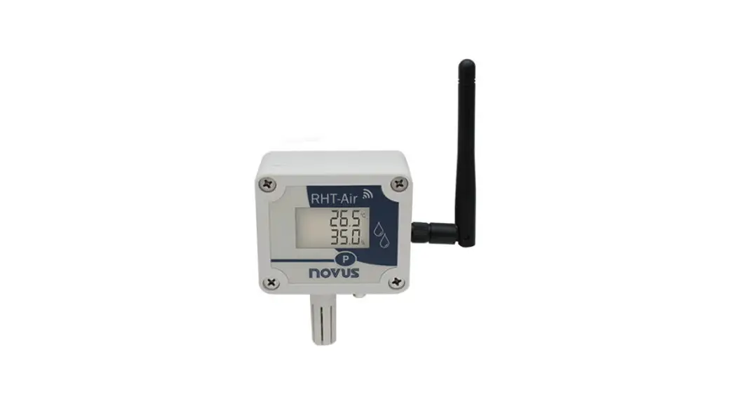 Novus Rht-air Wireless Device For Temperature Relative Humidity And Dew Point Instruction Manual