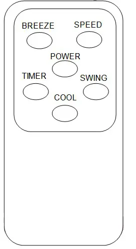 Orbegozo AIR-55 Air Cooler-REMOTE CONTROL