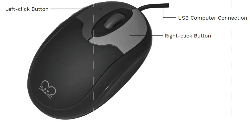 AbleNet 12000033 TinyMouse Computer Mouse - fig