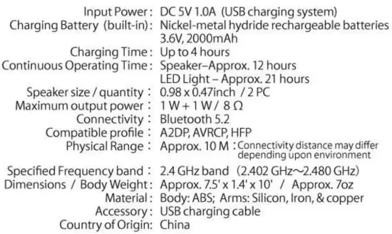 FIG 2 Specifications.JPG