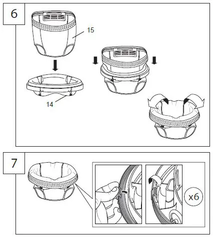 ingenuity 12903-MEES Spring and Sprout 2-in-1 Activity Jumper and Table First Forest-11