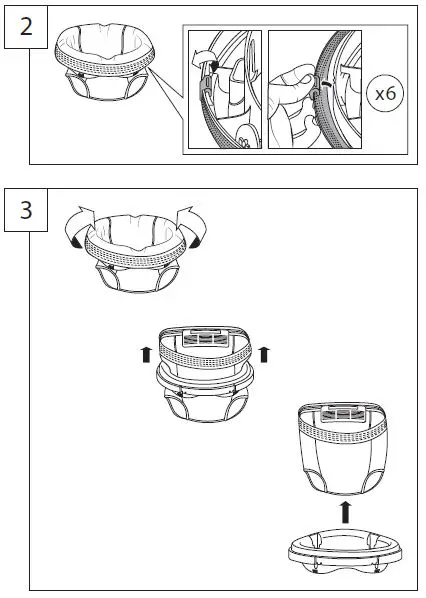 ingenuity 12903-MEES Spring and Sprout 2-in-1 Activity Jumper and Table First Forest-15