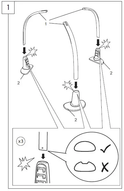 ingenuity 12903-MEES Spring and Sprout 2-in-1 Activity Jumper and Table First Forest-6