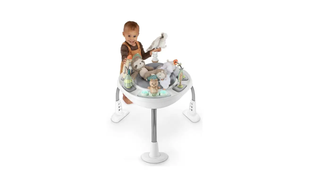 Ingenuity 12903-mees Spring And Sprout 2-in-1 Activity Jumper And Table First Forest Instruction Manual