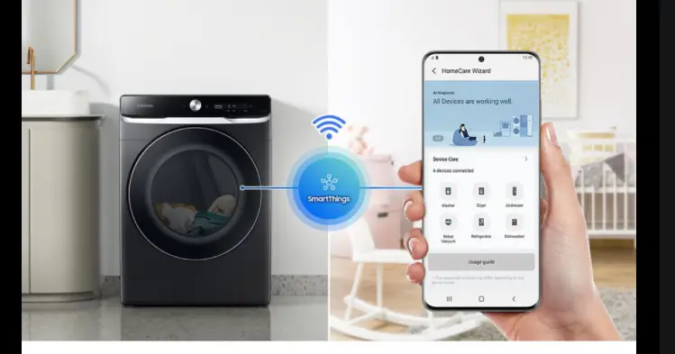 Samsung 7.5 Cu. Ft. Smart Dial Electric Dryer Super Speed Dry User Manual