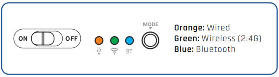 KLIM 20211122 Wireless Keyboard - Bluetooth mode