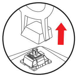 KLIM 20211122 Wireless Keyboard - Replacing the keycaps