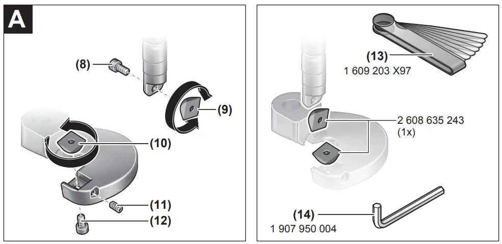 BOSCH GSC 12V-13 Professional 12V Li-Ion Coolpack Cordless Metal Shear Instruction Manual - Fig A
