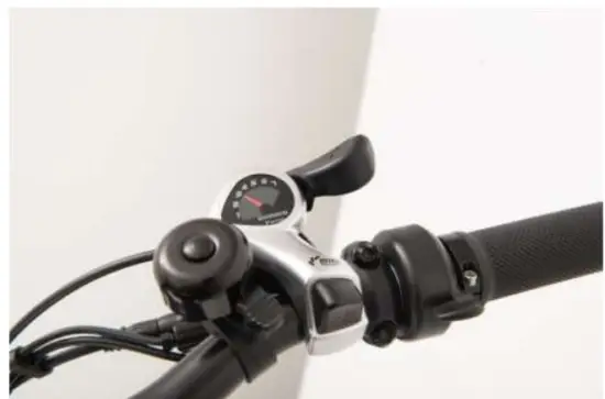 Aero Mach 5 Full Suspension Folding Electric Bike - gears