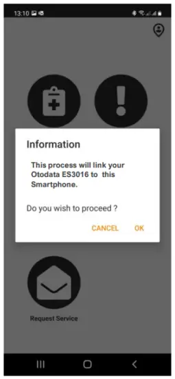 Installation of the device
