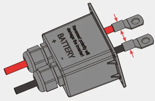 Battery wiring connection process