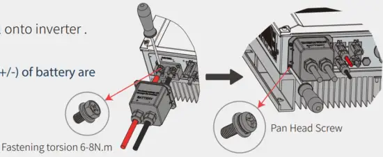 Battery wiring connection process