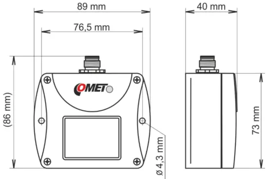 COMET T5140 CO2 Concentration Transmitter with 4 20 mA Output - fig6