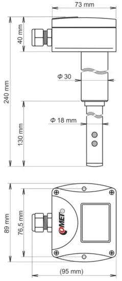 COMET T5140 CO2 Concentration Transmitter with 4 20 mA Output - fig9