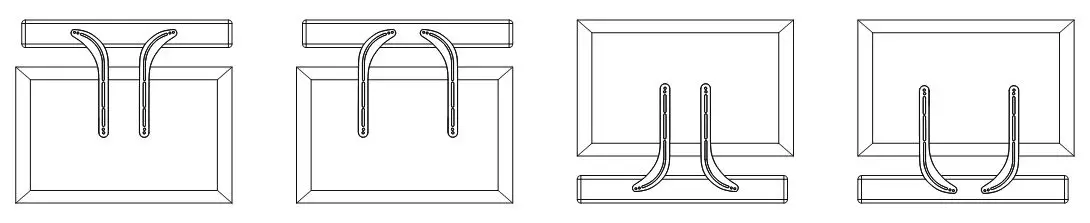 WALI Universal Soundbar Mount - Install With TV or Monitor 1