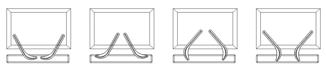 WALI Universal Soundbar Mount - Install With TV or Monitor 2