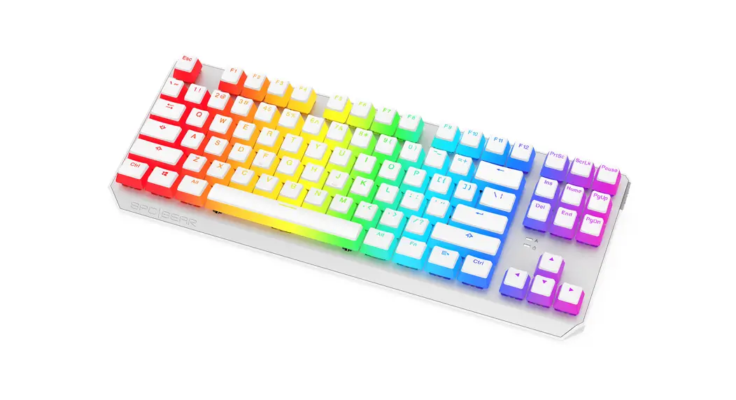 Spc Gear Gk630k Onyx White Tournament Kailh Rgb Mechanical Gaming Keyboard User Manual